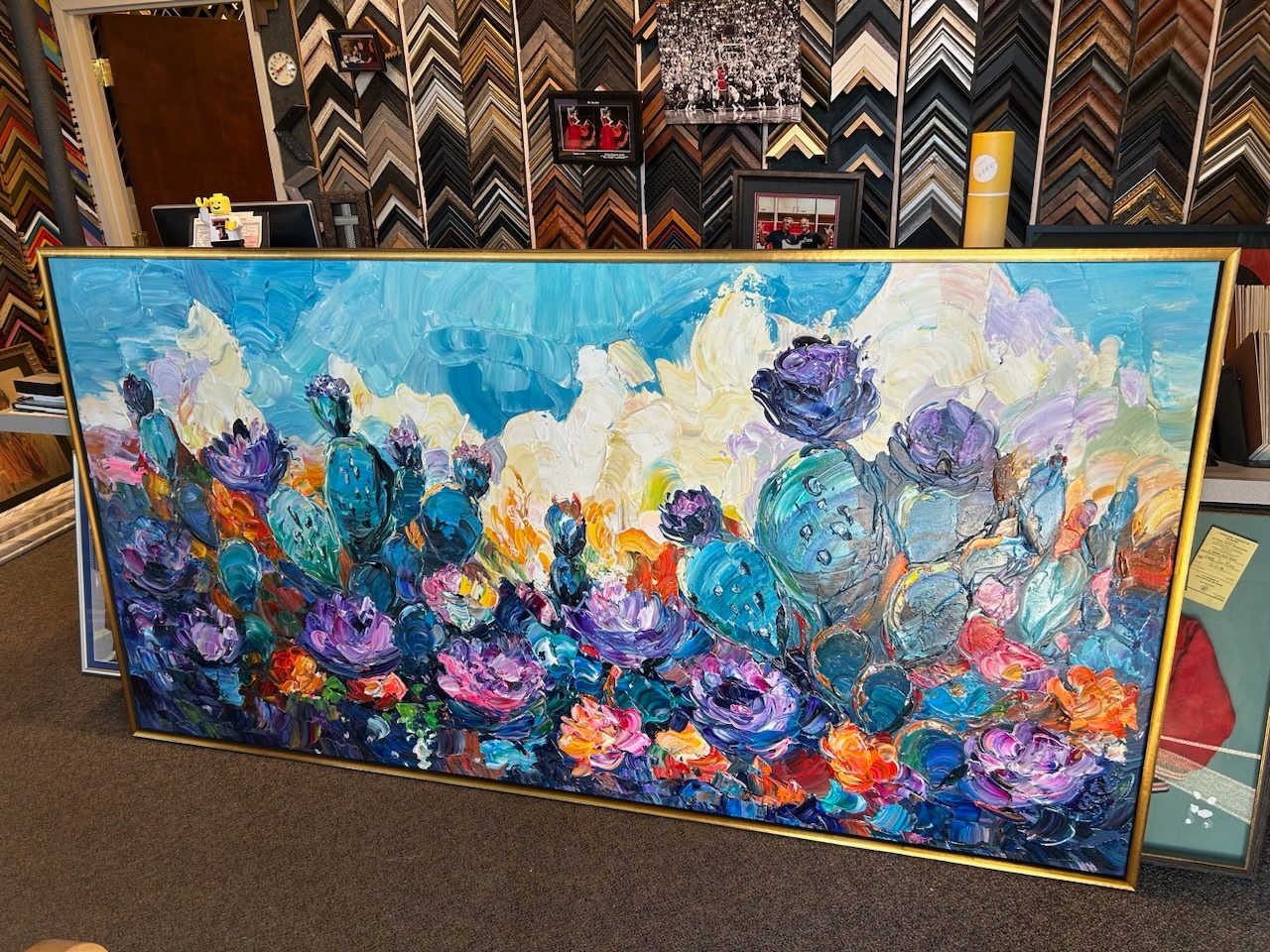 Custom framing work by Uncommon — Lubbock, TX
